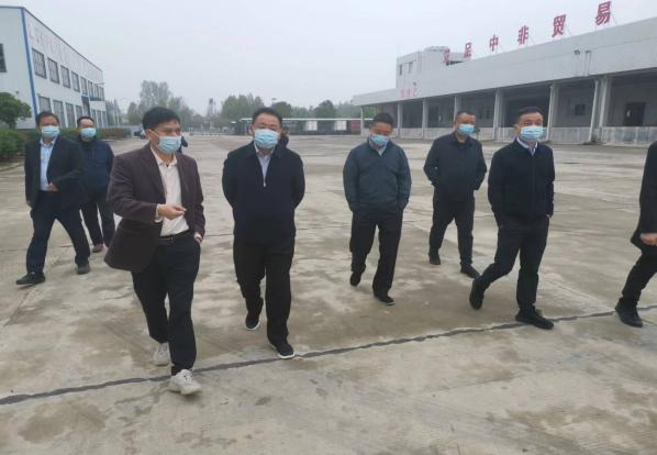 安乡县委书记陈德一行调研湘非国际公司